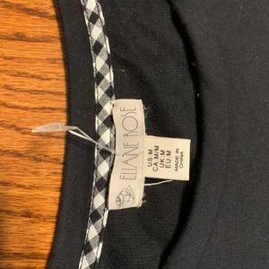 Elaine Rose dress with gingham ruffle sleeve